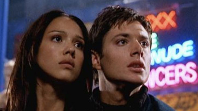 Jensen Ackles and Jessica Alba in Dark Angel