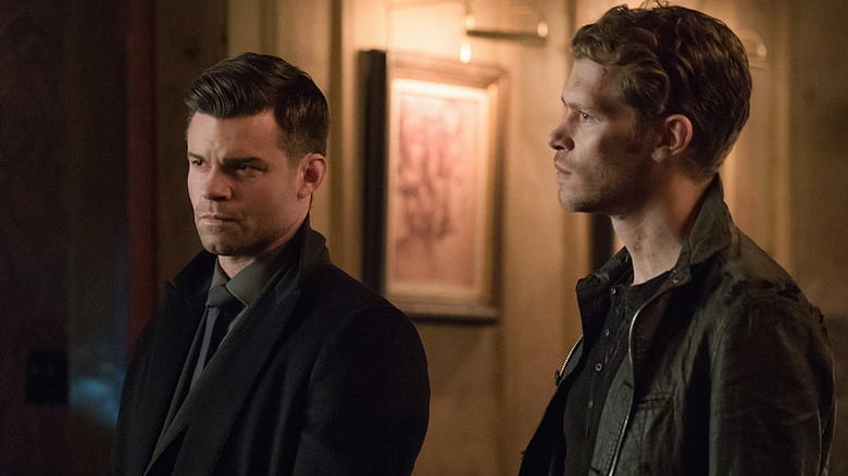 Klaus and Elijah looking intense