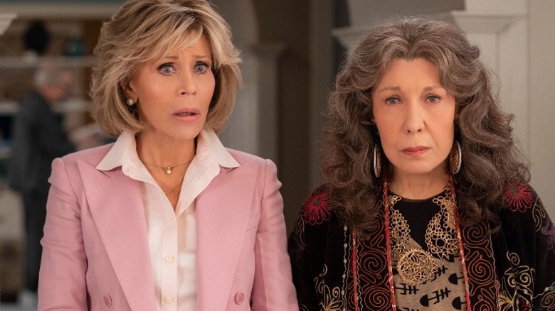 Jane Fonda Lily Tomlin shocked