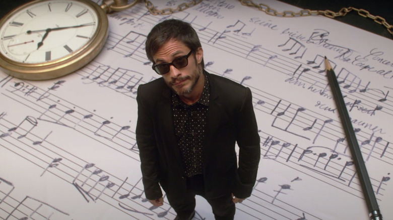 Gael Garcia Bernal on sheet music