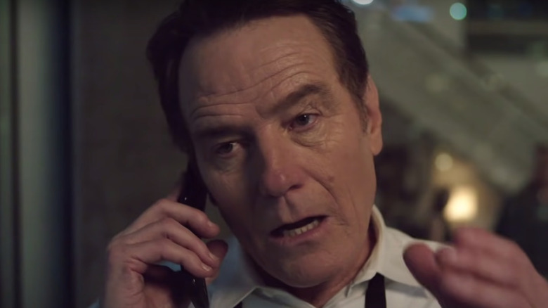 Bryan Cranston on phone