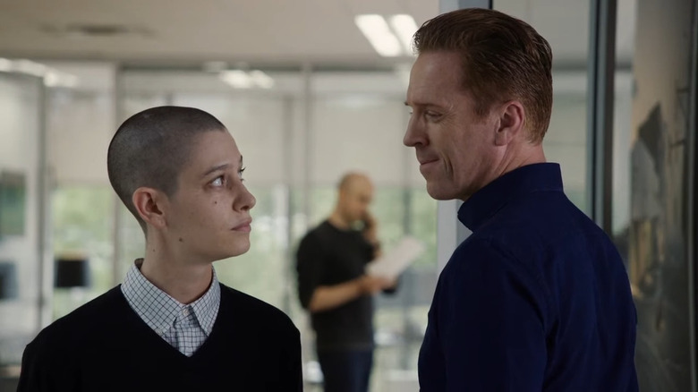 Asia Kate Dillon with Damian Lewis