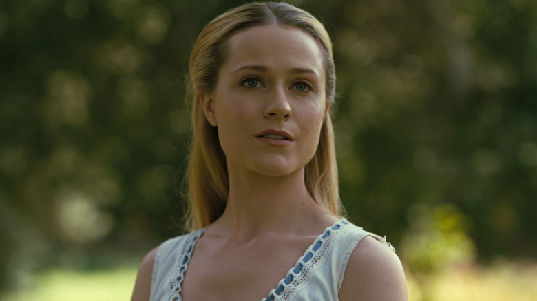 Dolores standing in a prairie