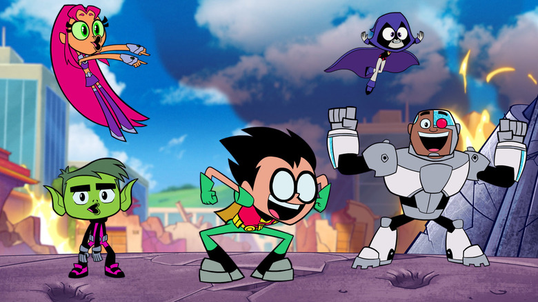 The Teen Titans try to get famous in Teen Titans GO! to the Movies
