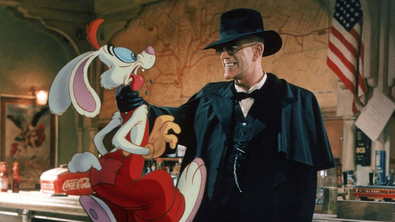 Judge Doom threatens Roger in Who Framed Roger Rabbit?