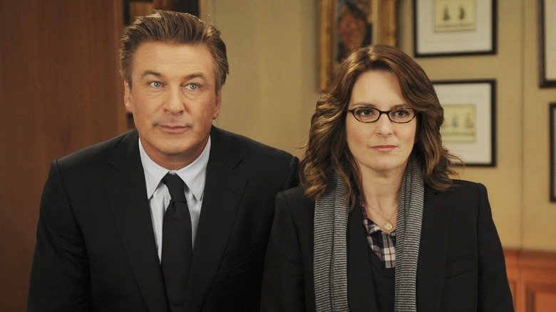 Alec Baldwin and Tina Fey in 30 Rock