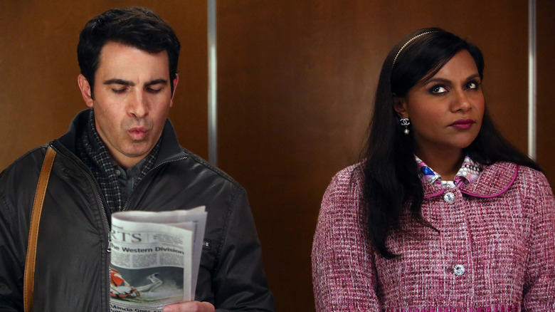 Mindy Kaling and Chris Messina in The Mindy Project