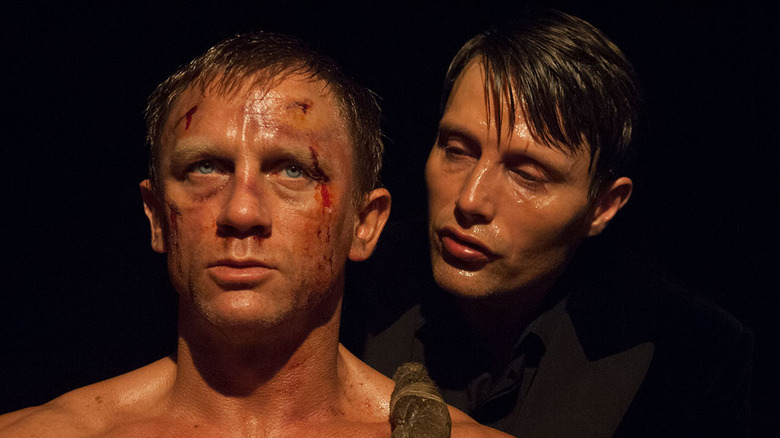 Daniel Craig and Mads Mikkelsen in Casino Royale