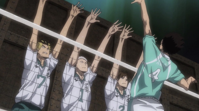 Date Tech vs. Aoba Johsai volleyball game