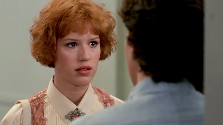 Molly Ringwald staring