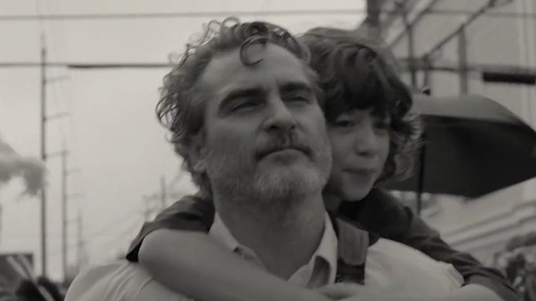 Joaquin Phoenix and Woody Norman in C'mon C'mon