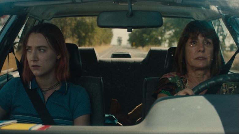 Lady Bird in car