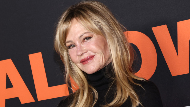 Melanie Griffith at the premiere of Halloween Ends in 2022