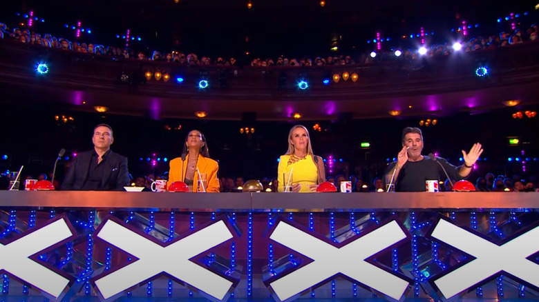 Britain's Got Talent judges watching performance