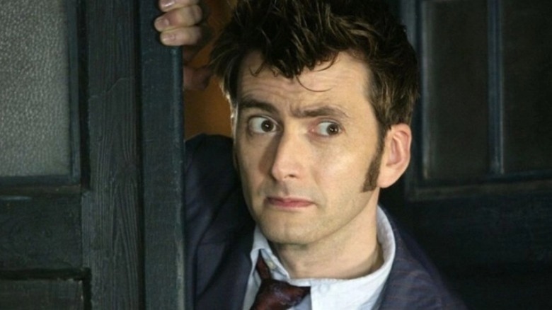 David Tennant Doctor looking concerned