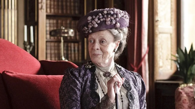 Dowager Countess Violet smiling