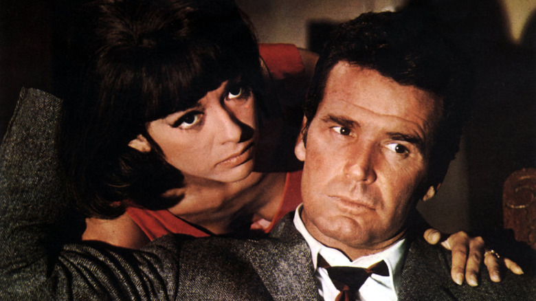 James Garner looks perplexed