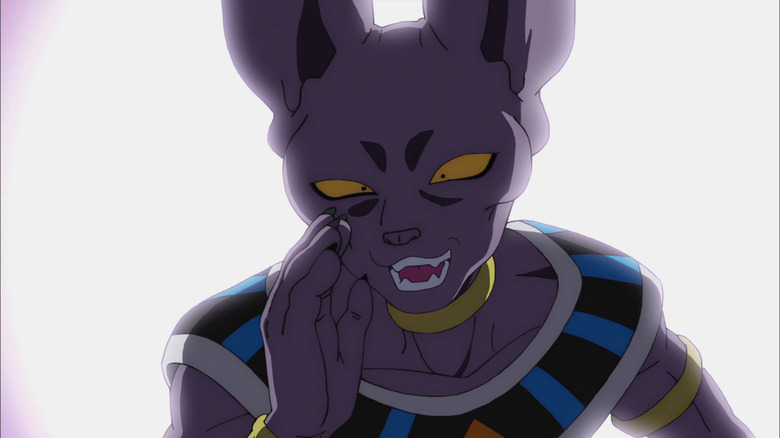 Beerus whispers mockingly