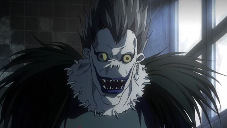 Ryuk stares menacingly