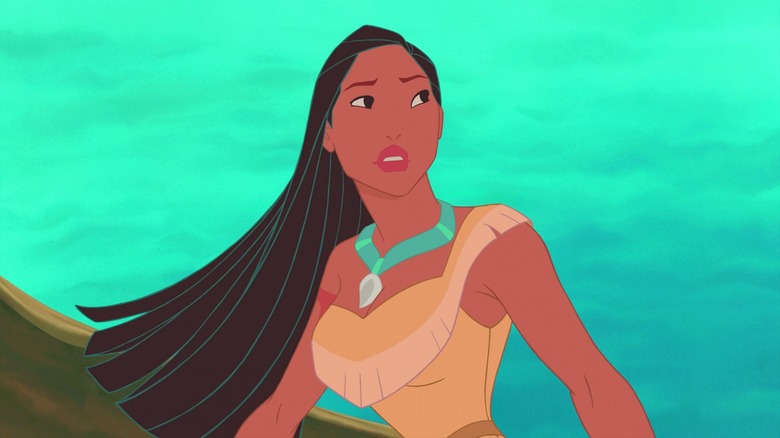 Pocahontas looking confused