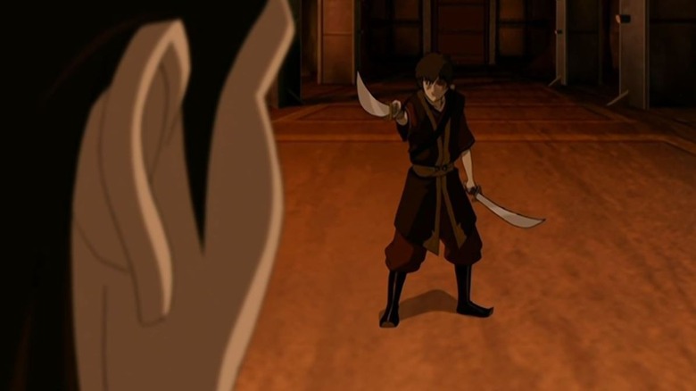 Zuko confronting his father