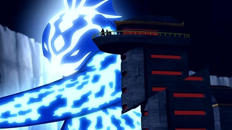 Avatar Aang destroying a ship