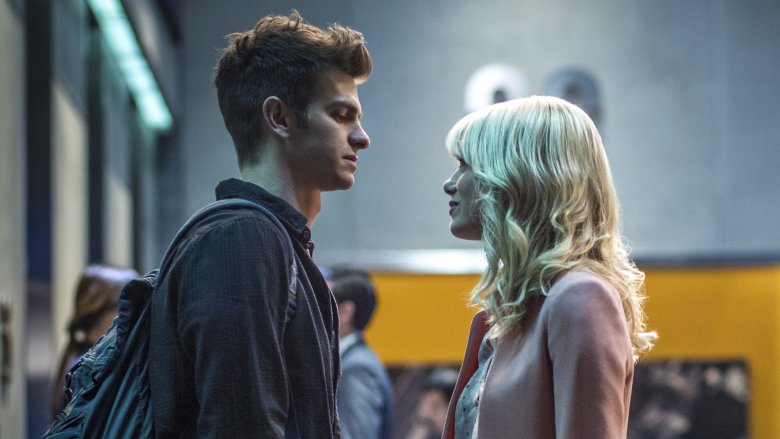 Andrew Garfield and Emma Stone in The Amazing Spider-Man