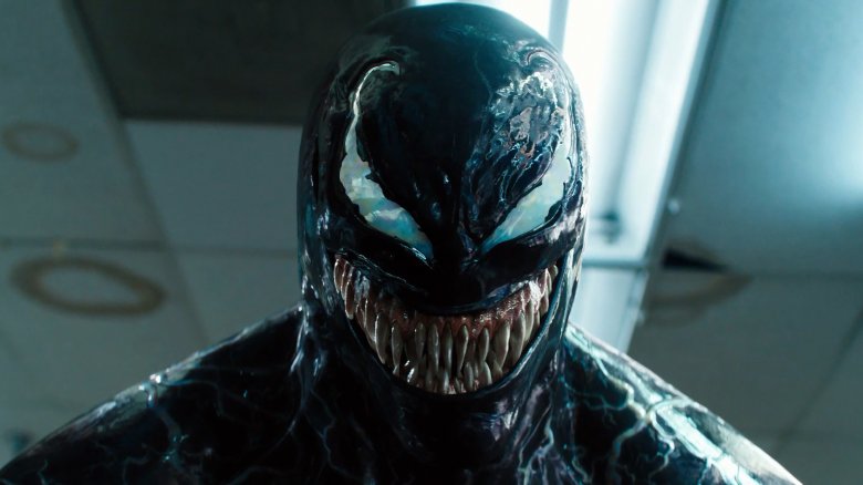 Venom looking angry
