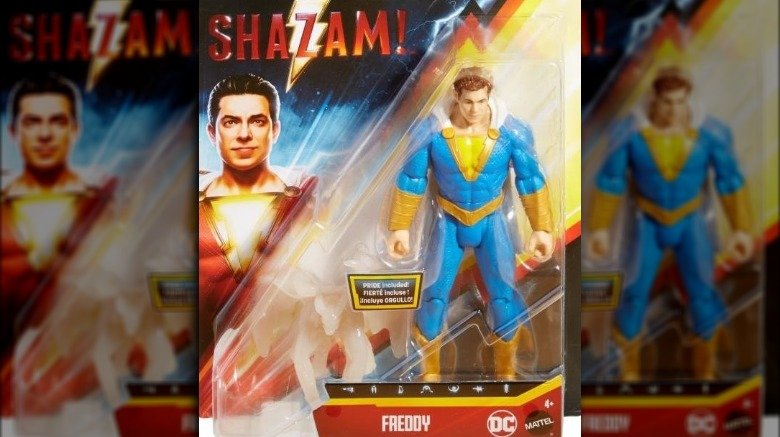 Freddy Freeman action figure as Captain Marvel, Jr. 