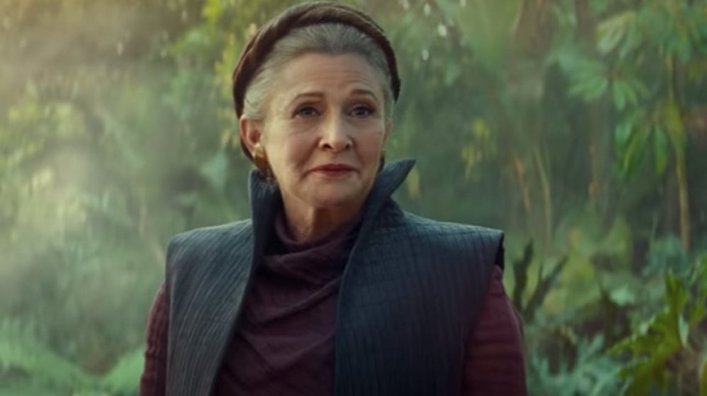 Carrie Fisher in The Rise of Skywalker