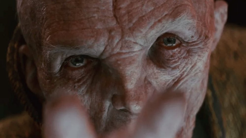 Supreme Leader Snoke in The Last Jedi