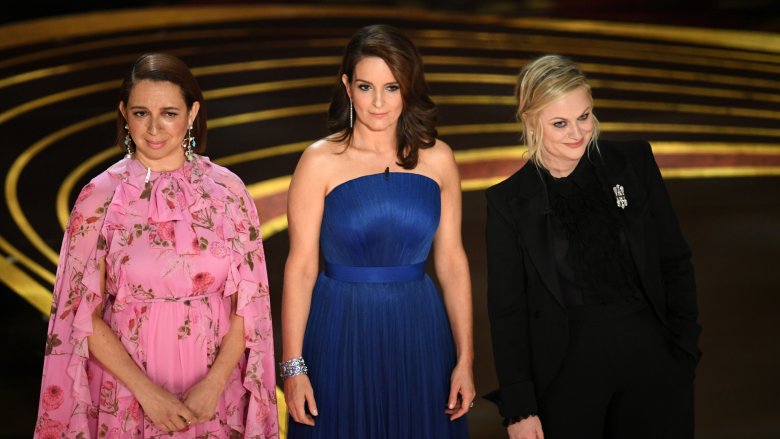 Tina Fey, Amy Poehler, and Maya Rudolph.