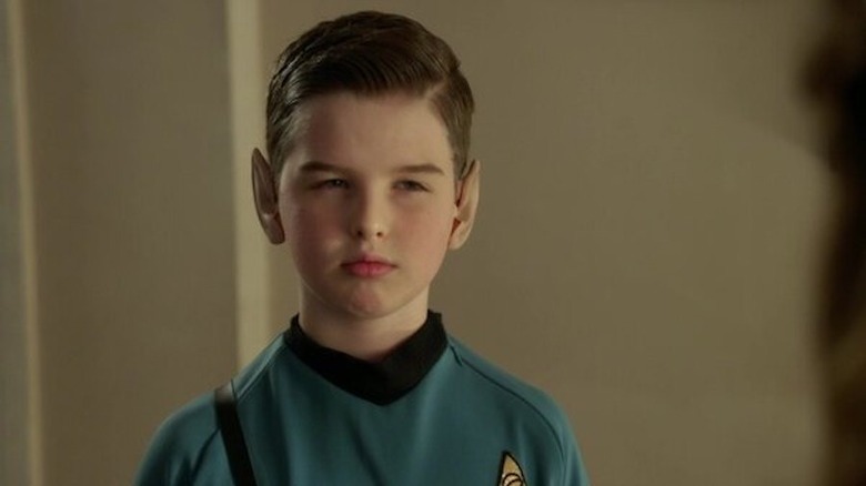 Sheldon dressed as Spock