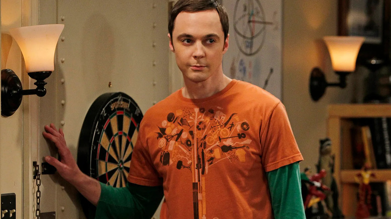 Sheldon at the door