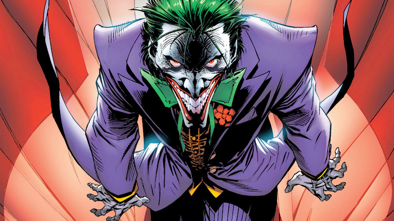 The Joker bowing