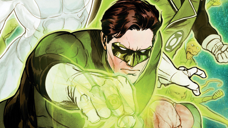 Hal Jordan clenched fist