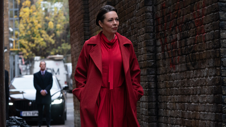 Sonya Falsworth in an alley