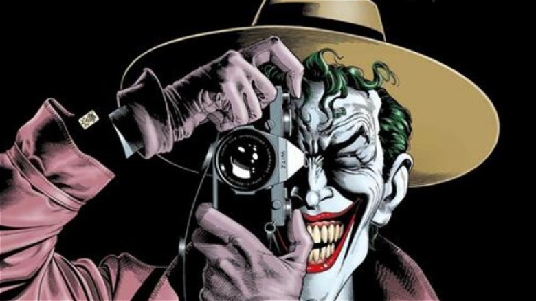 Joker taking a photo