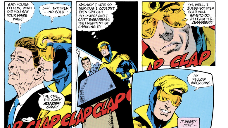 Booster Gold gets his name