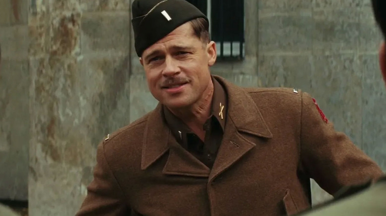 Aldo Raine smiling