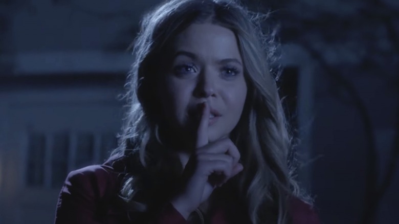 Alison saying shhh