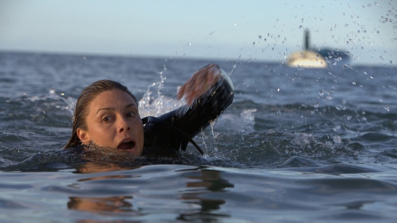 Kate swimming scared