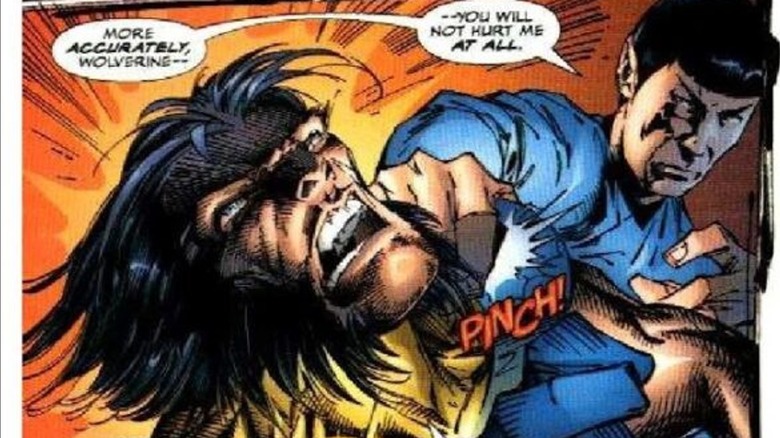 Spock punches Wolverine