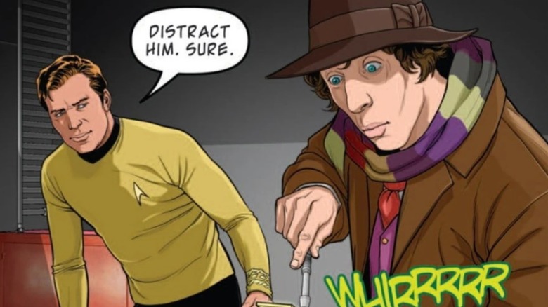 Captain Kirk meets the Fourth Doctor