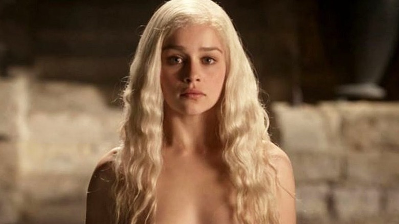 Daenerys looking serious