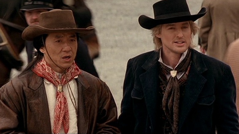 Chan and Wilson in the wild west