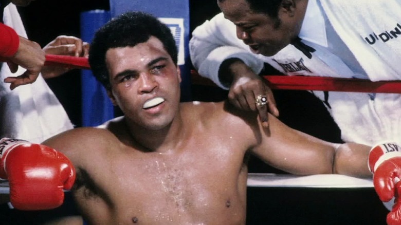 Muhammad Ali in his corner
