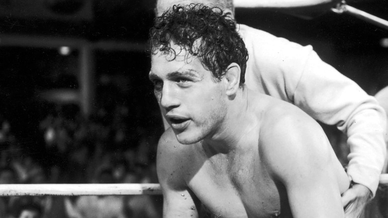 Paul Newman recovering between rounds