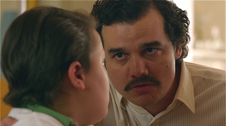 Pablo Escobar terrifying a child