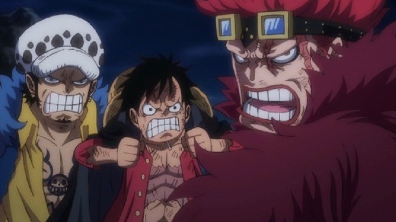 Trafalgar, Luffy, and Kid